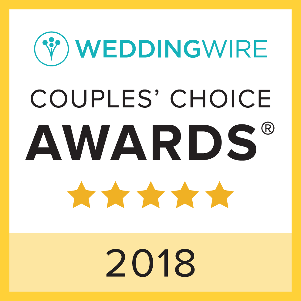 Wedding Wire Couples' Choice Award 2018 badge